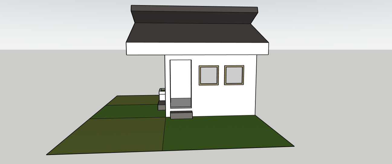 Modern Small House  Architectural 3D Model for Visualization 3D model_8