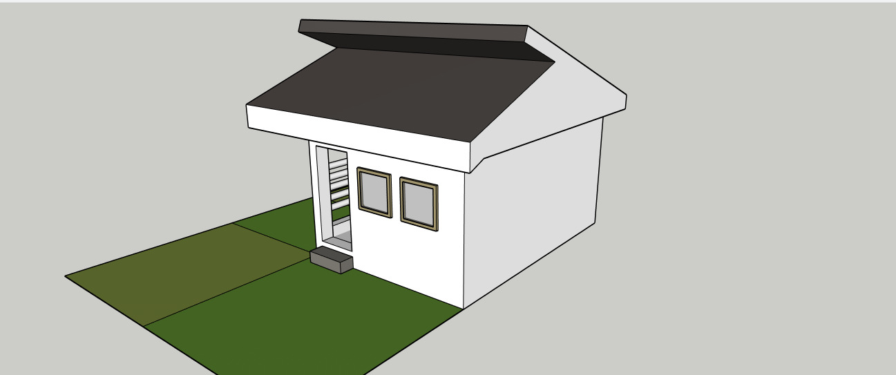 Modern Small House  Architectural 3D Model for Visualization 3D model_5