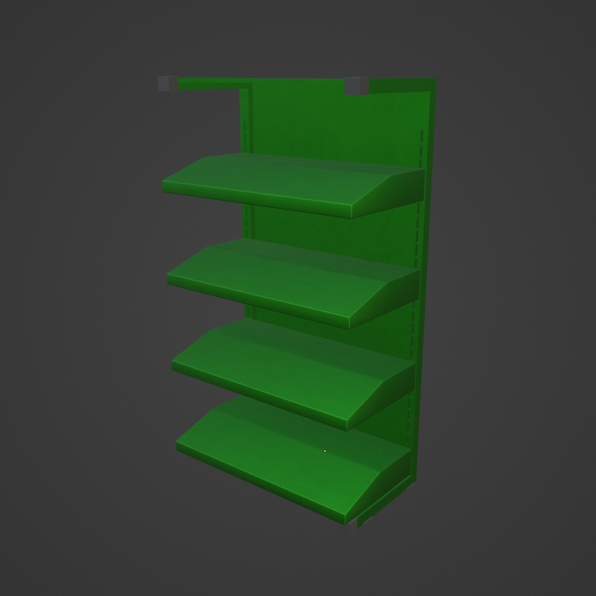 Medical Shelf 06 Low-poly 3D model_6