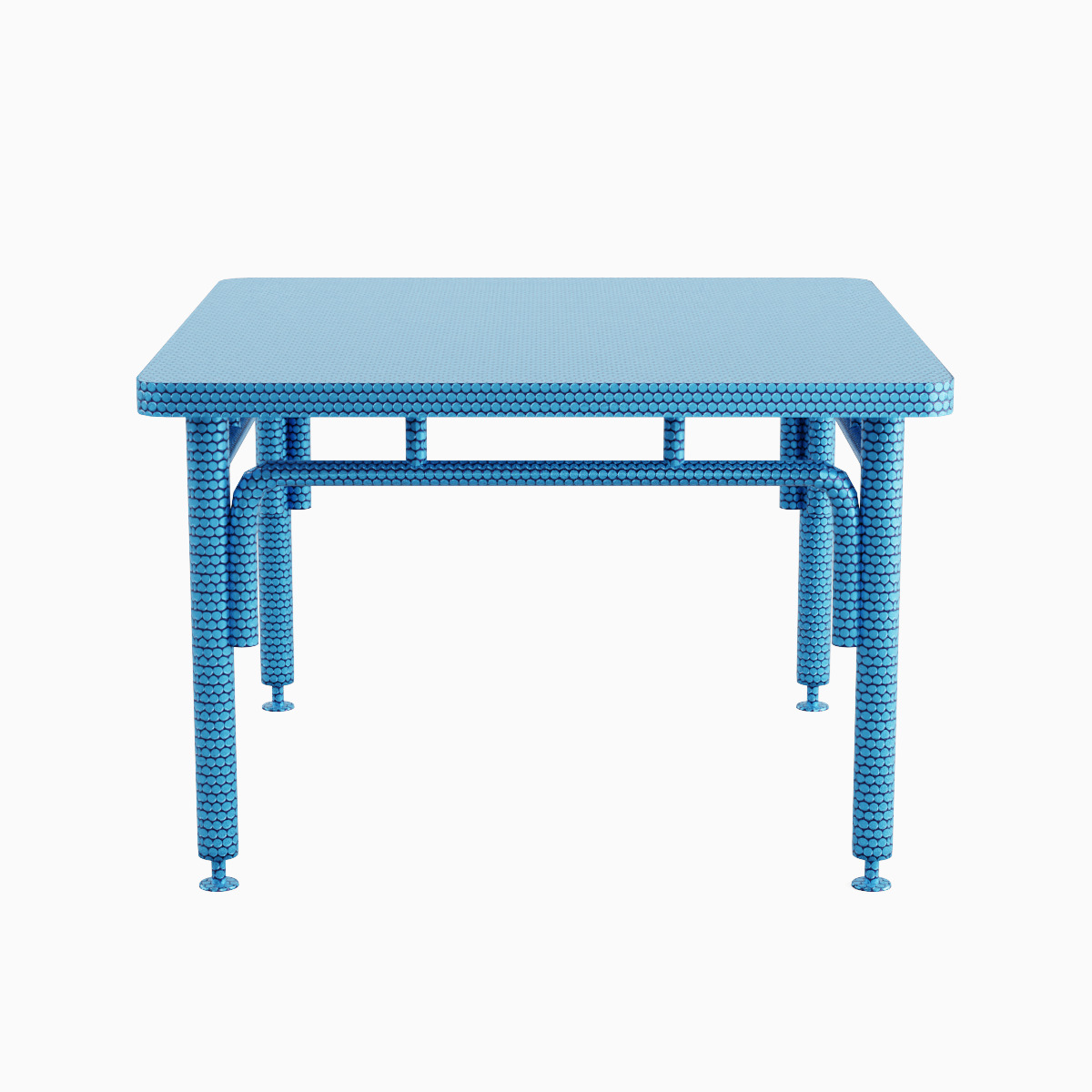 Metallic Table 06 Low-poly 3D model_2