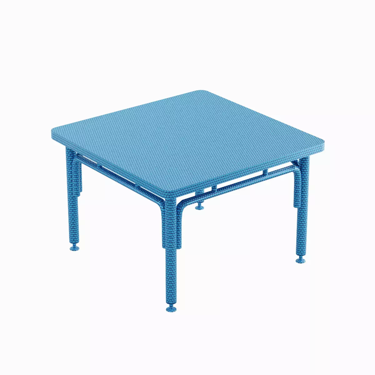 Metallic Table 06 Low-poly 3D model_0