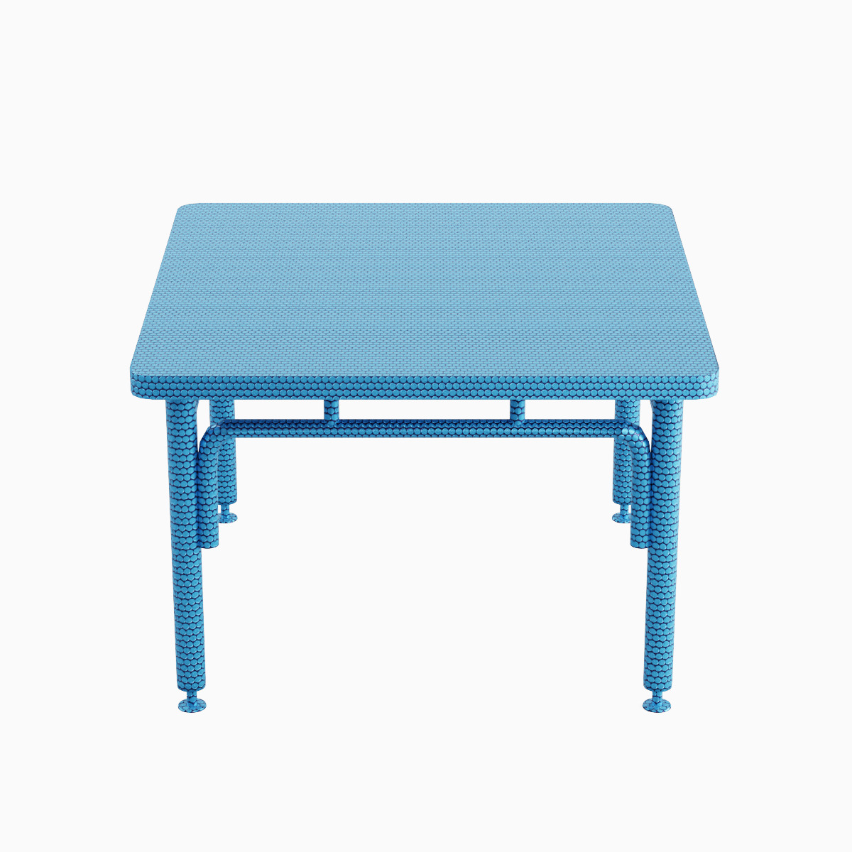 Metallic Table 06 Low-poly 3D model_5