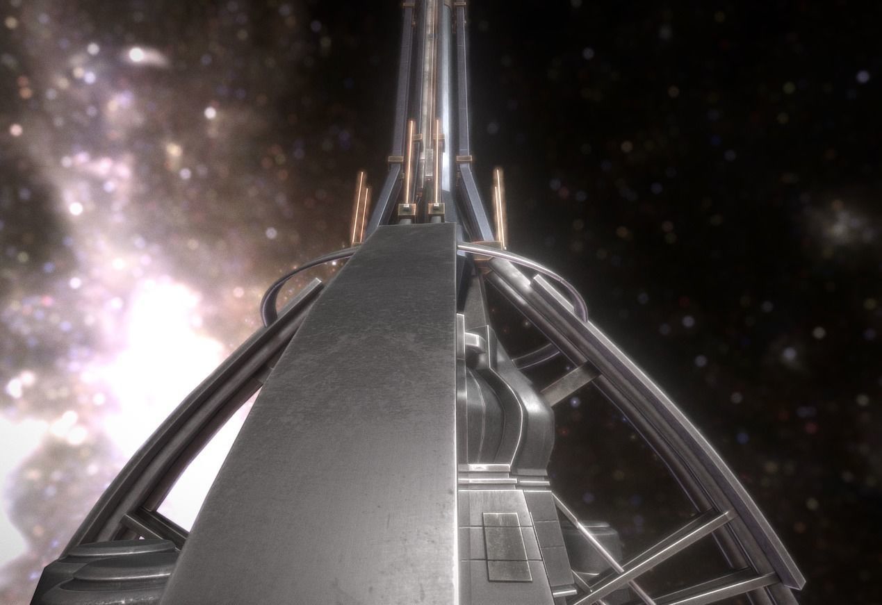 Terraforming Tower Low-poly 3D model_16