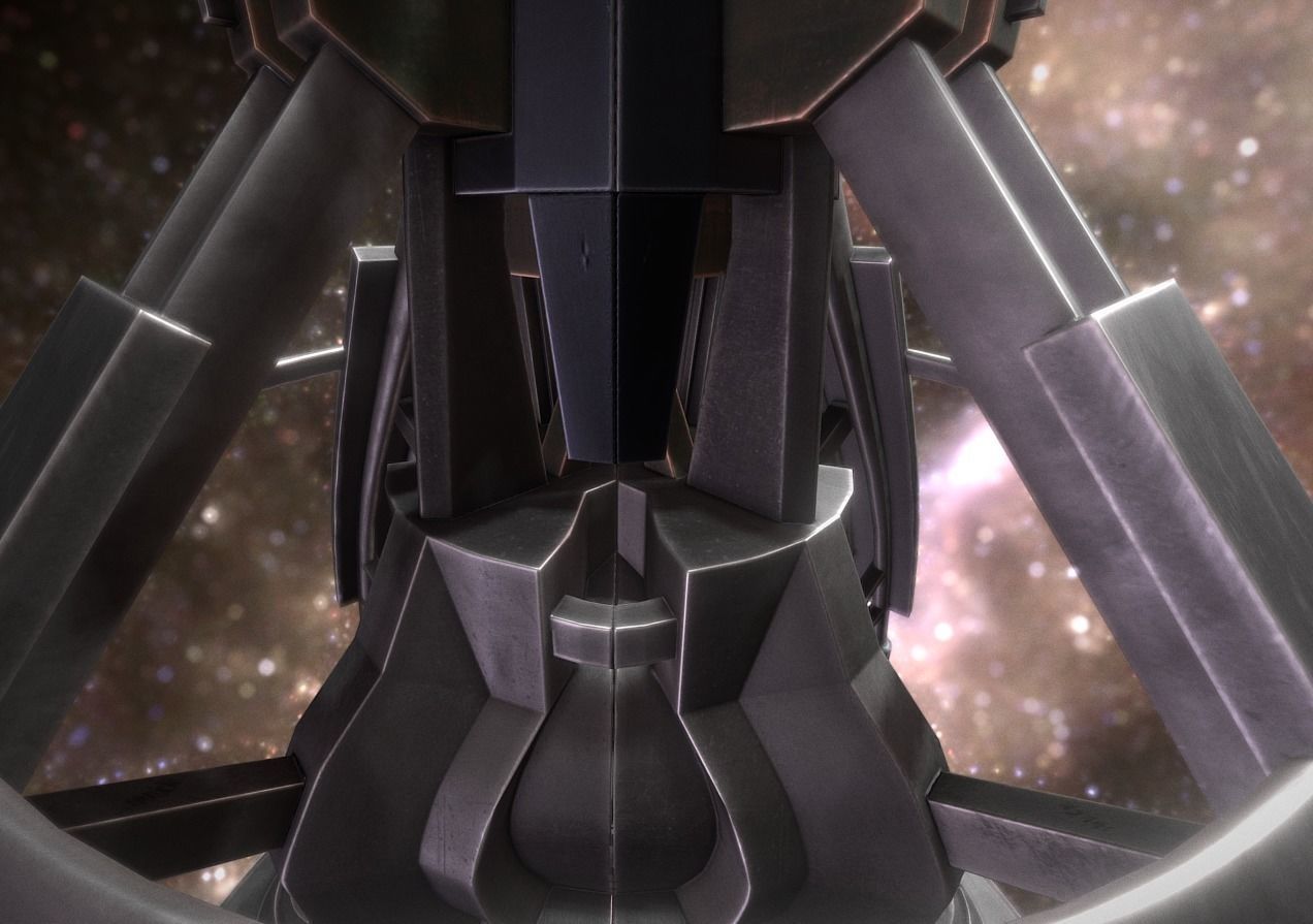 Terraforming Tower Low-poly 3D model_20