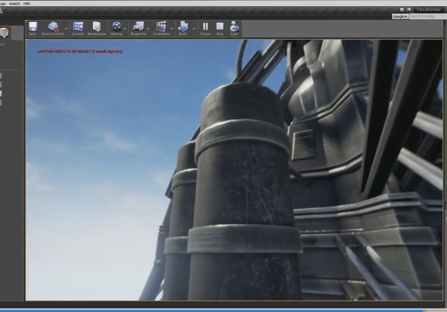 Terraforming Tower Low-poly 3D model_4