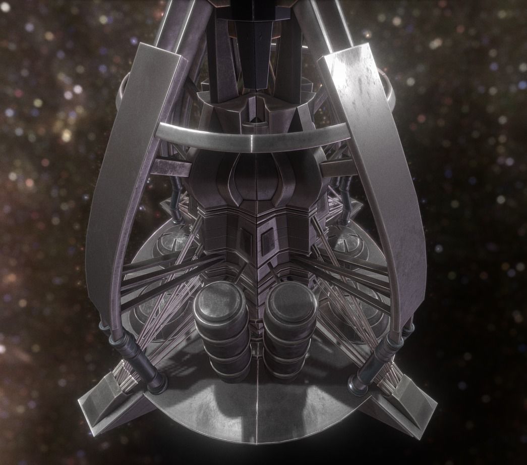 Terraforming Tower Low-poly 3D model_10