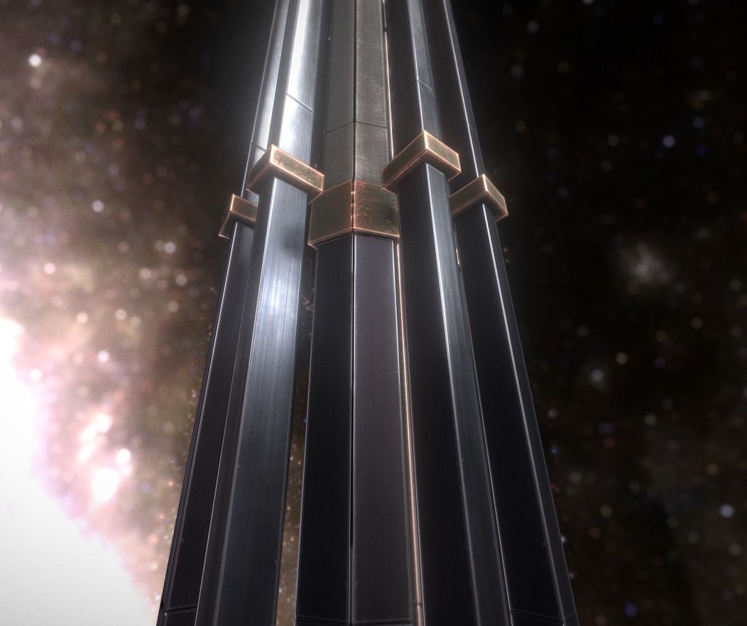 Terraforming Tower Low-poly 3D model_23