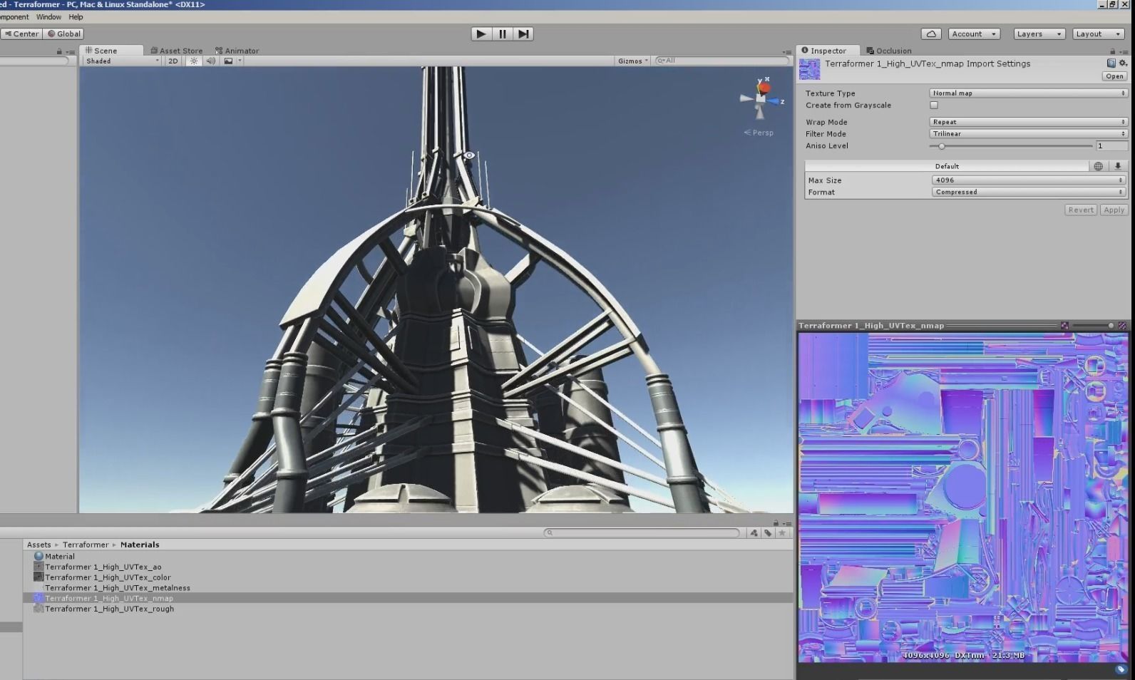 Terraforming Tower Low-poly 3D model_6