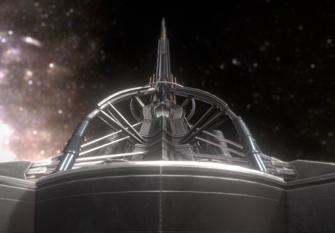 Terraforming Tower Low-poly 3D model_12