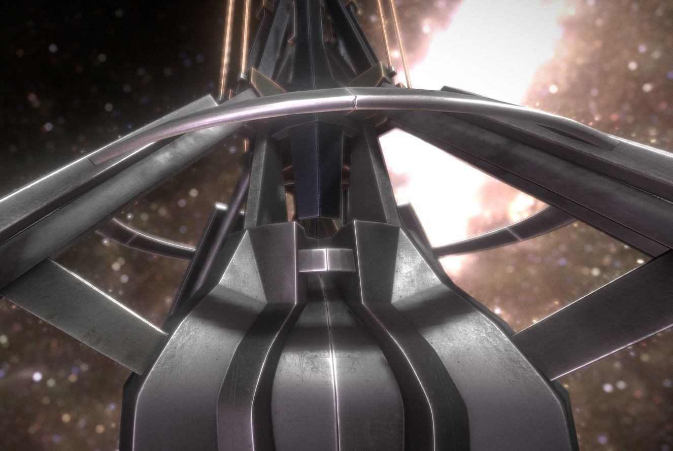 Terraforming Tower Low-poly 3D model_17