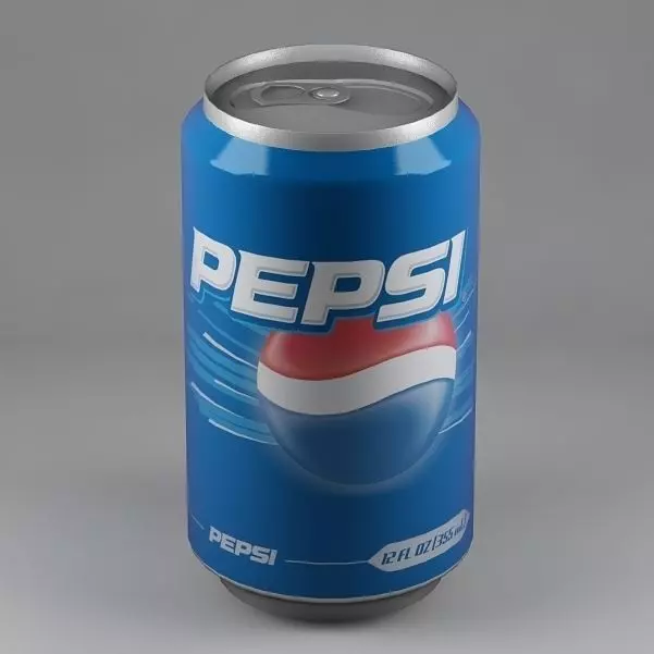 Pepsi can 01 Low-poly 3D model_0