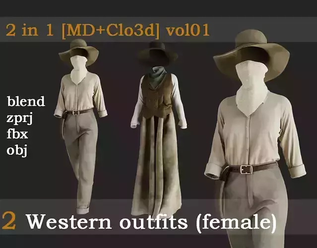 2 Western outfits vol01