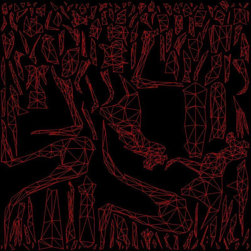 Kangaroo low poly Low-poly 3D model_7