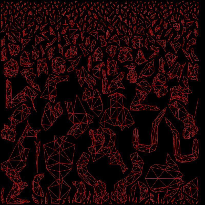 Monkey low poly Low-poly 3D model_7