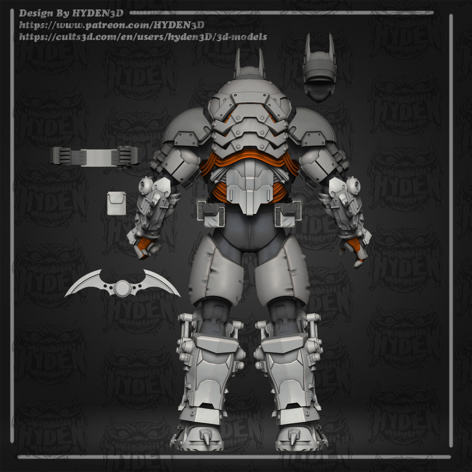 batman XE suit 3D print model_2