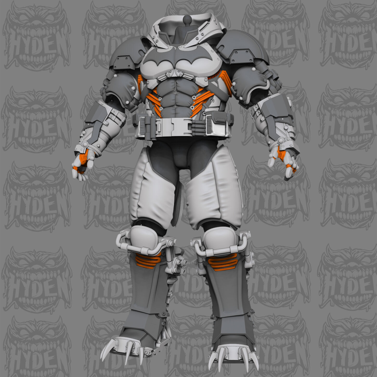 batman XE suit 3D print model_6