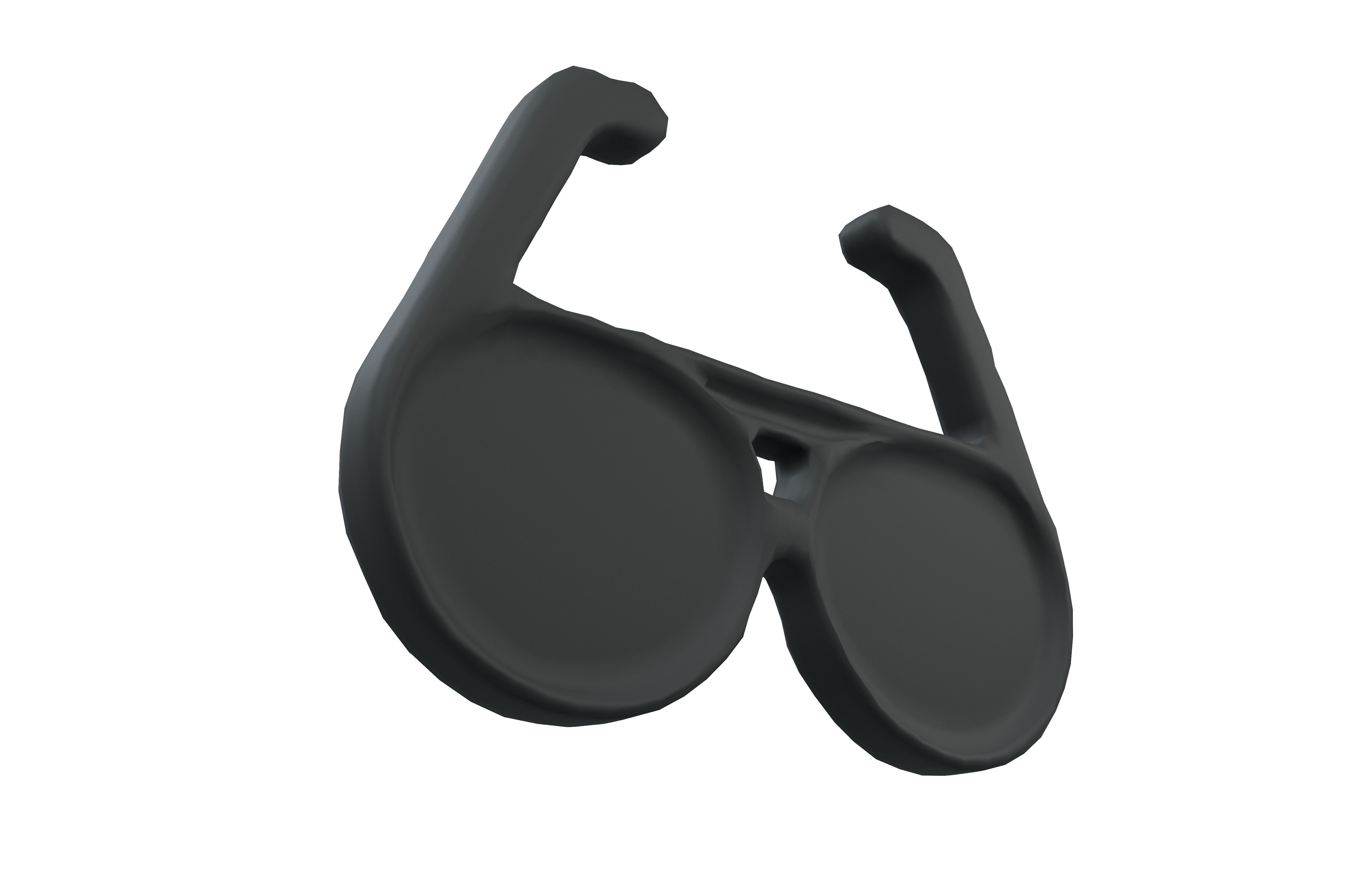 Sunglasses Symbol v1 001 Low-poly 3D model_3