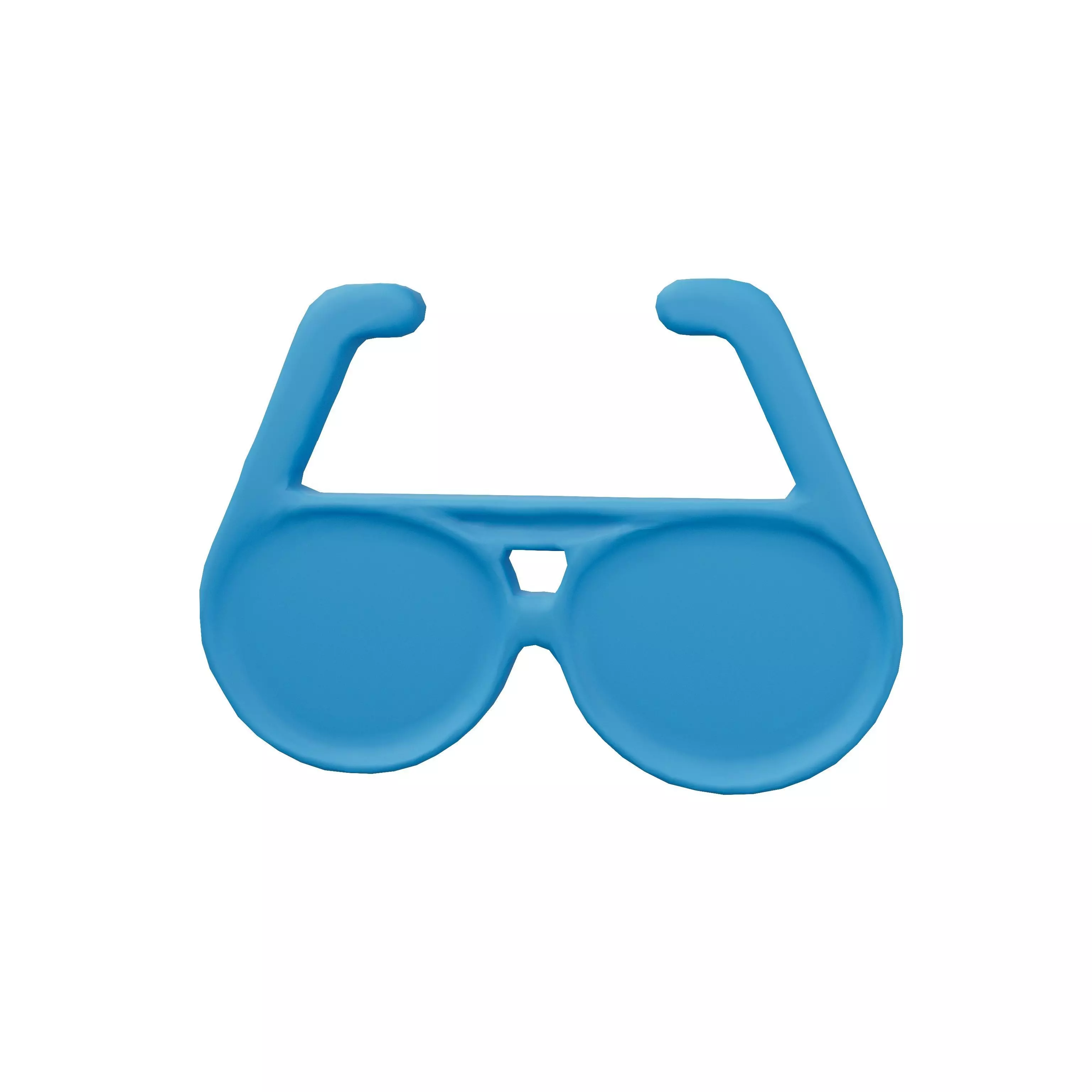 Sunglasses Symbol v1 003 Low-poly 3D model_0