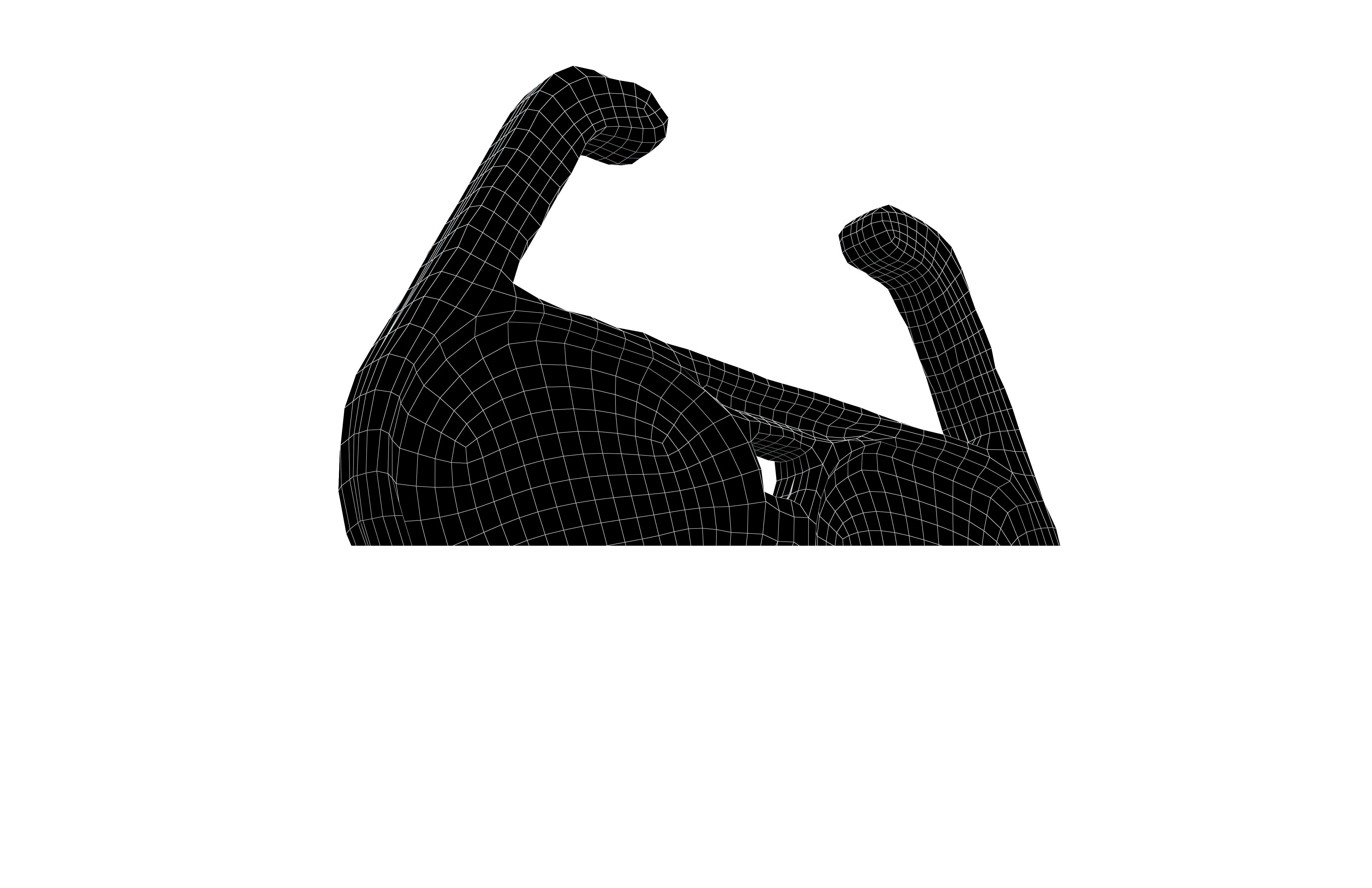 Sunglasses Symbol v1 003 Low-poly 3D model_4