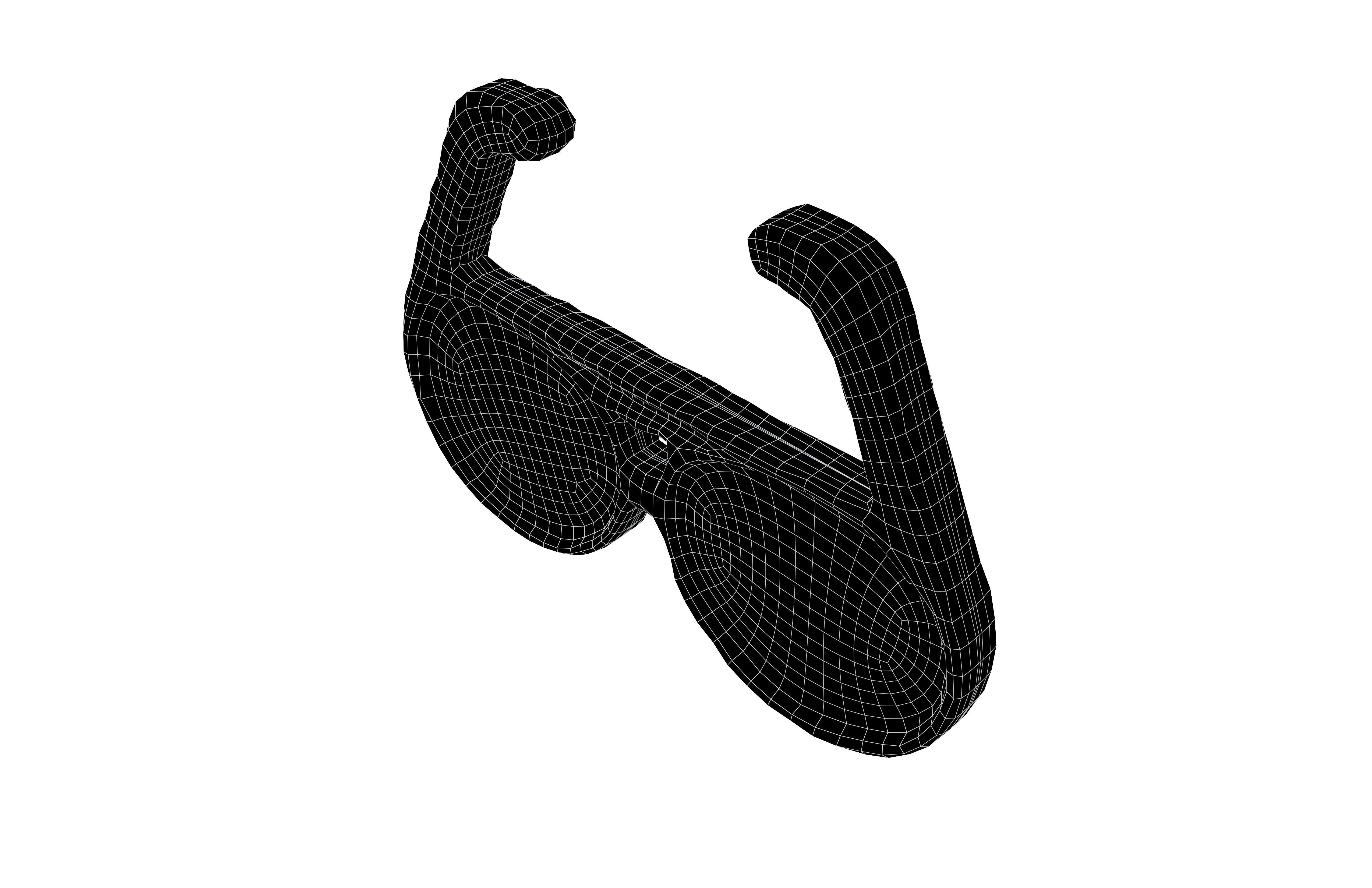 Sunglasses Symbol v1 003 Low-poly 3D model_7