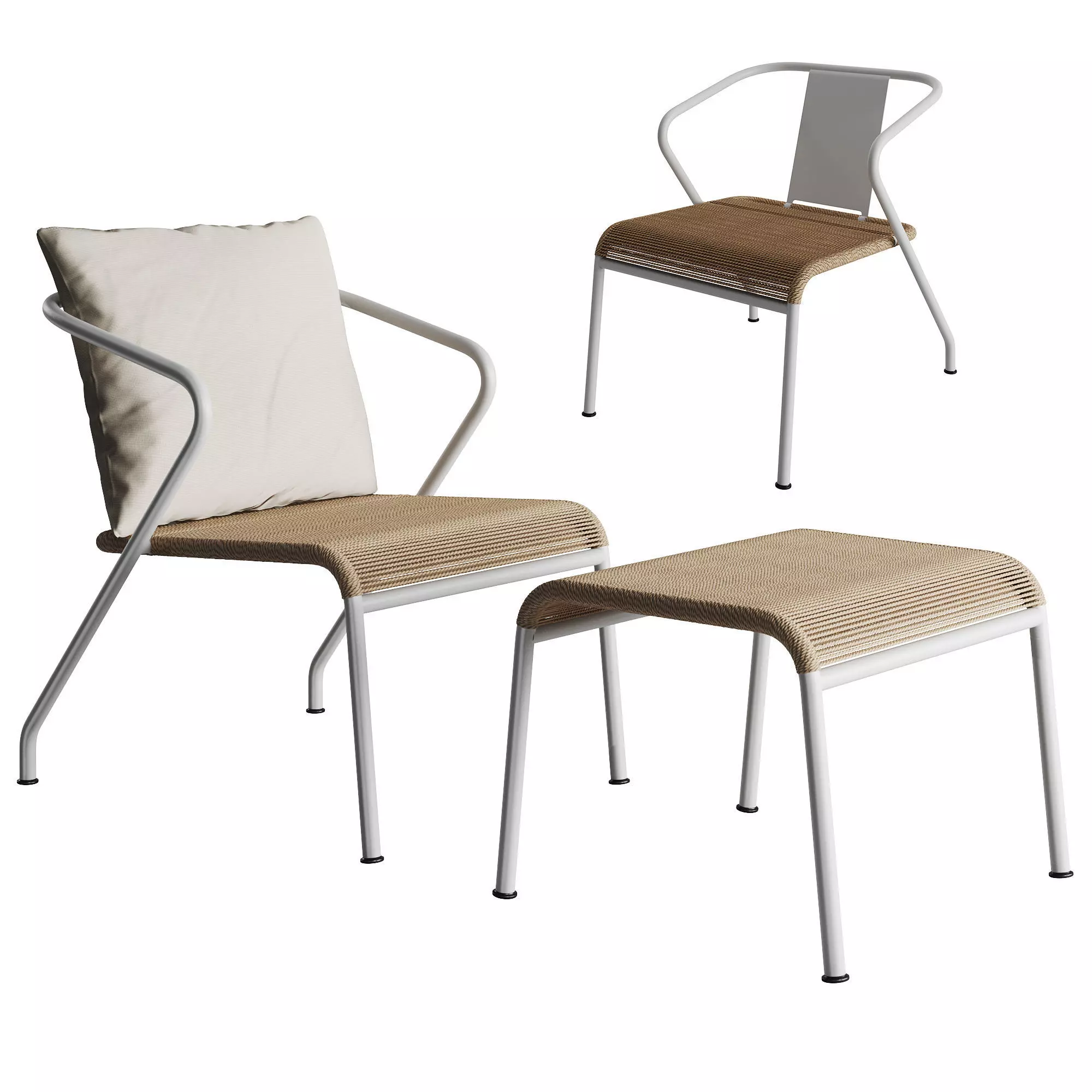 Flexform Calipso Armchair 3D model_0