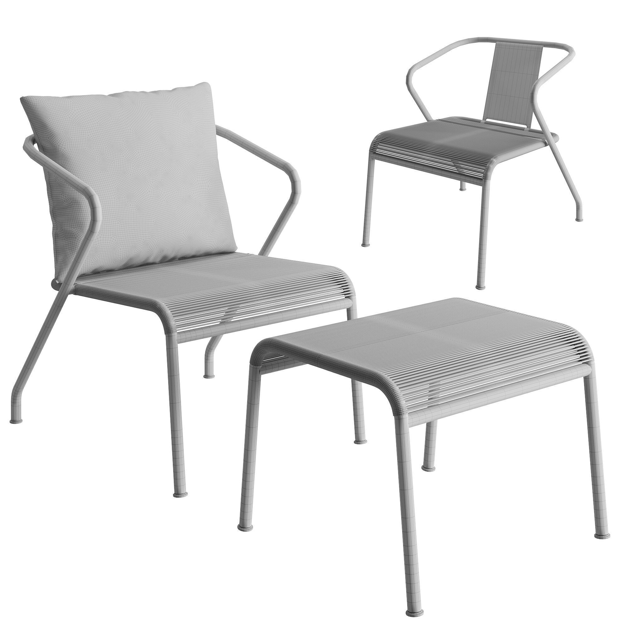 Flexform Calipso Armchair 3D model_5
