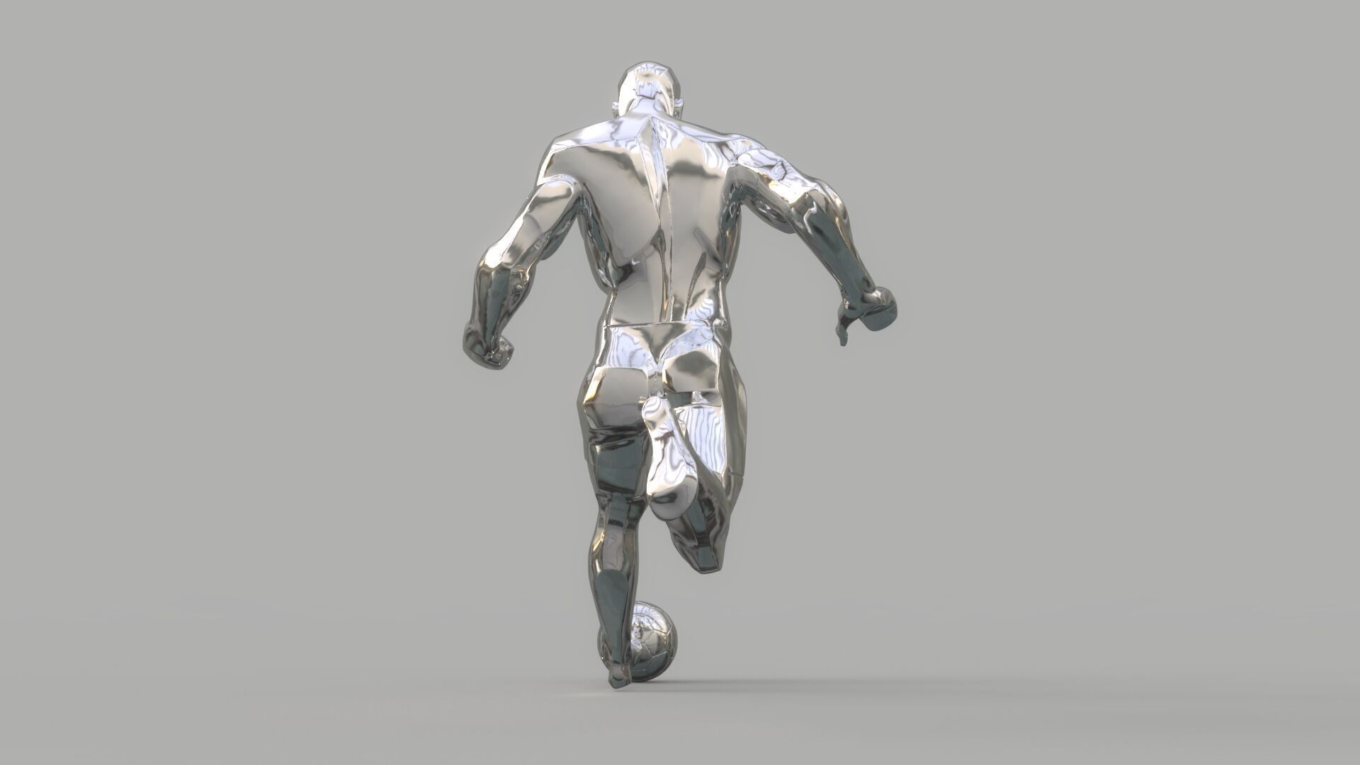 Soccer player 3D model_3