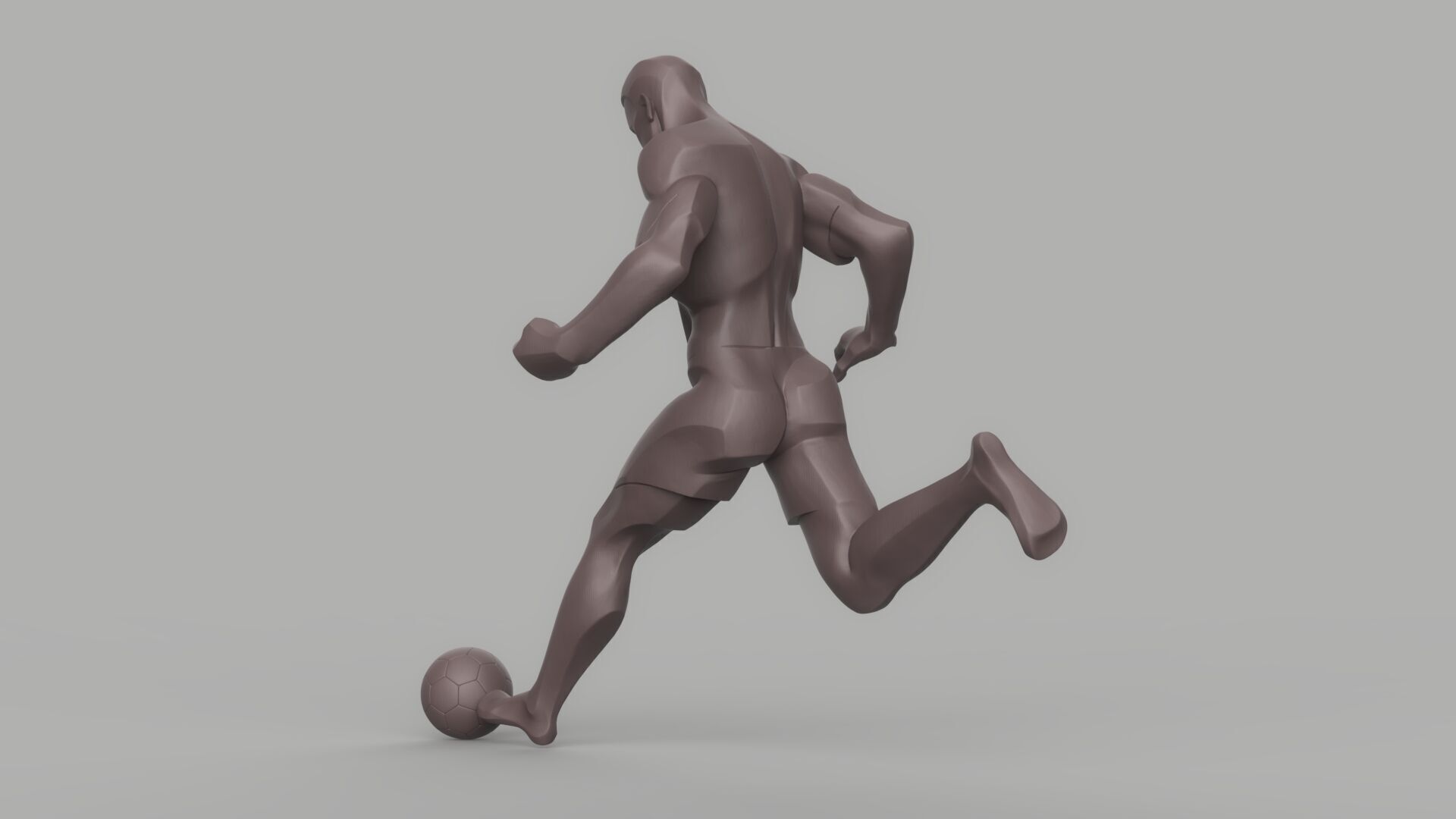 Soccer player 3D model_11