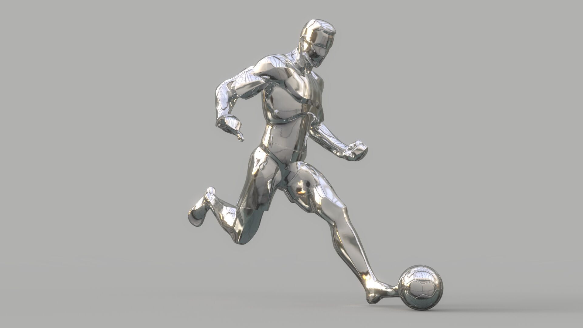 Soccer player 3D model_6