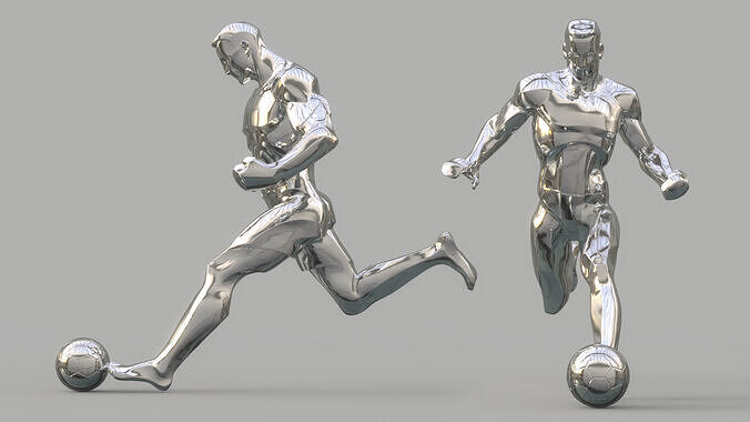 Soccer player 3D model