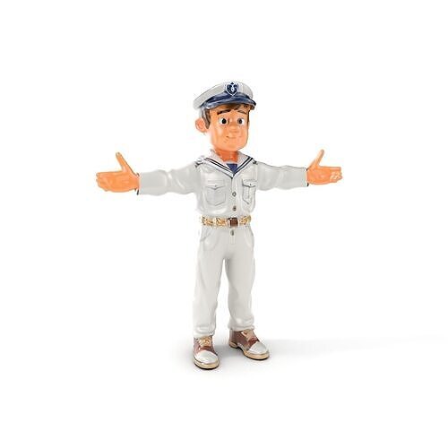 Sailor Boy Character Model  Rigged and Animated Low-poly 3D model