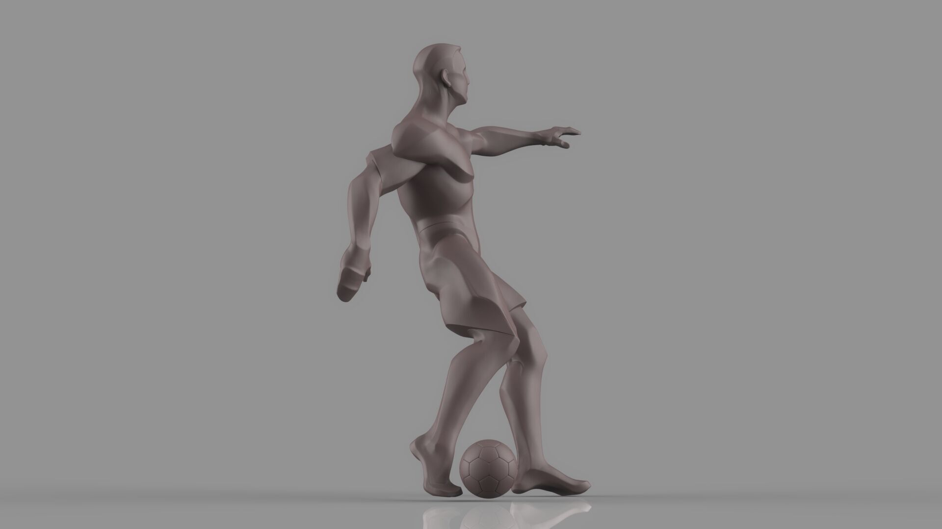 Soccer player 3D model_17