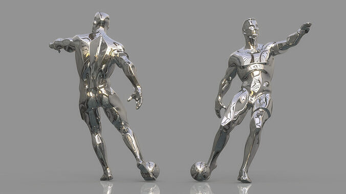 Soccer player 3D model