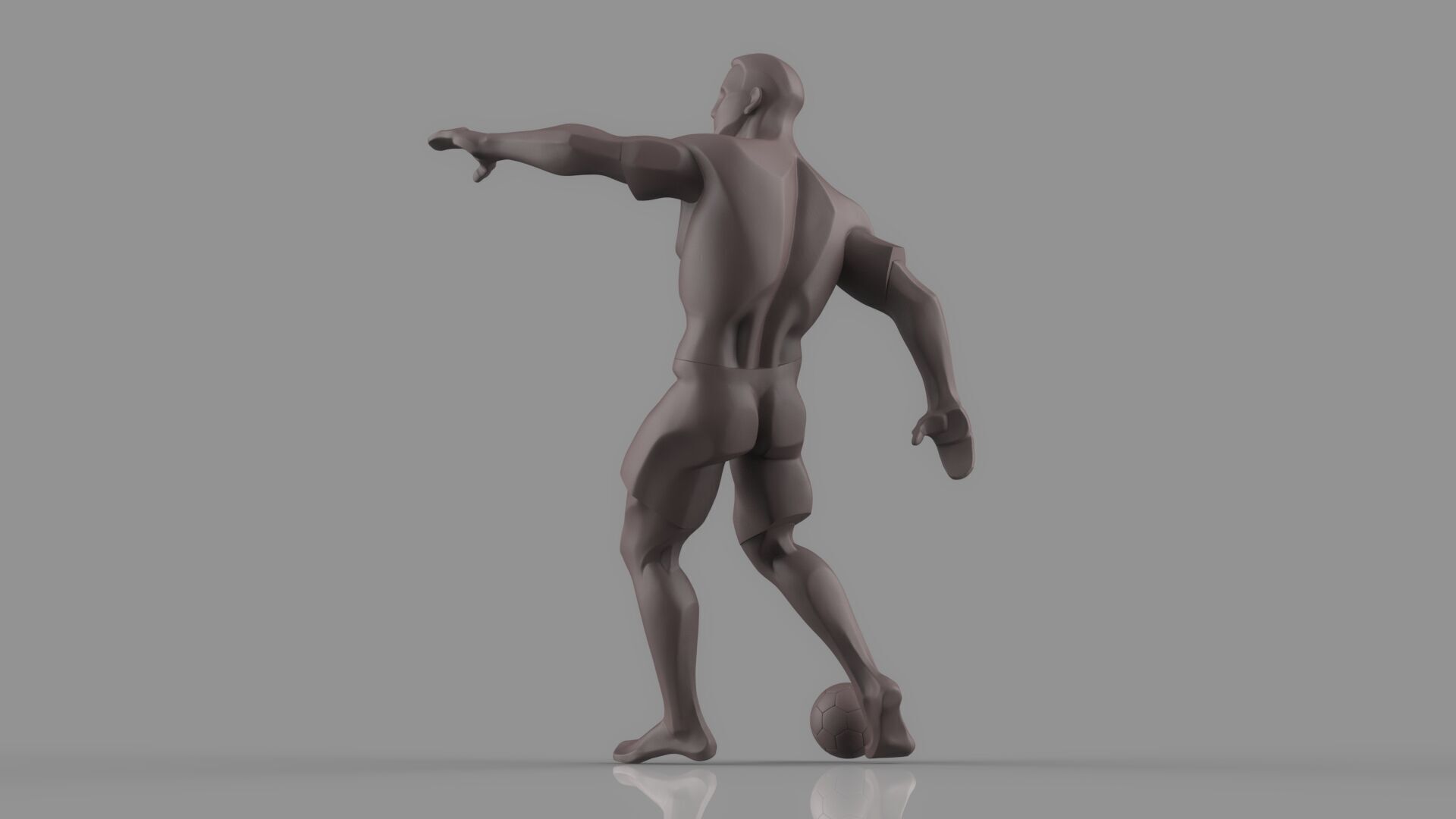Soccer player 3D model_14