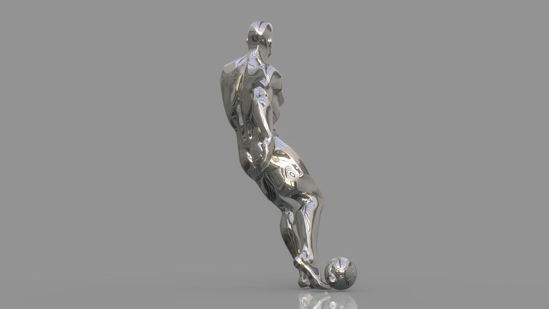 Soccer player 3D model_7