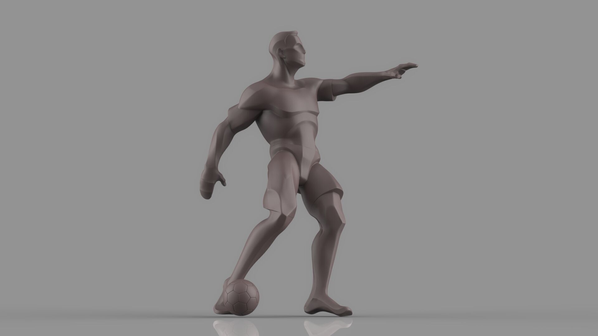 Soccer player 3D model_18