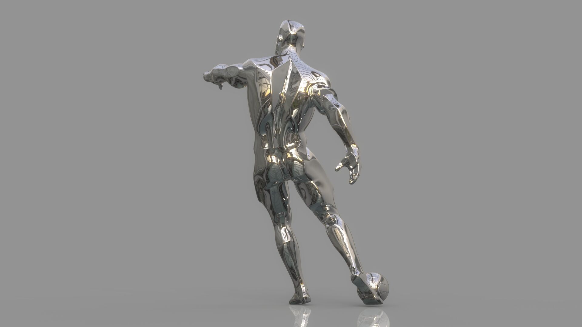 Soccer player 3D model_6