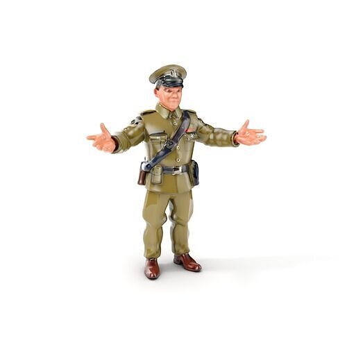Rigged and Animated Military Officer with Uniform and Accesso... Low-poly 3D model