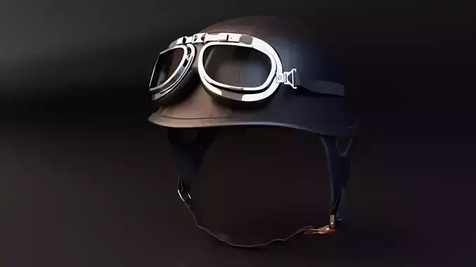 Retro Motorcycle Helmet