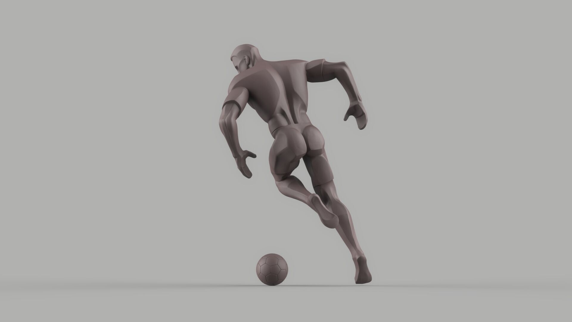 Soccer player 3D model_14