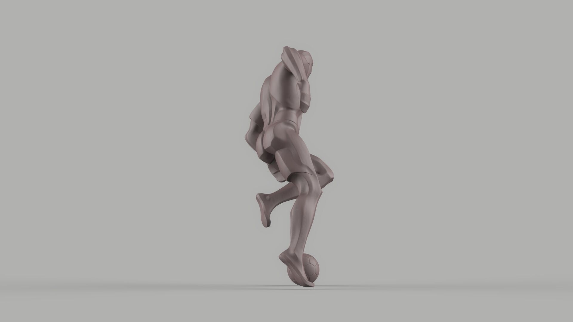 Soccer player 3D model_16