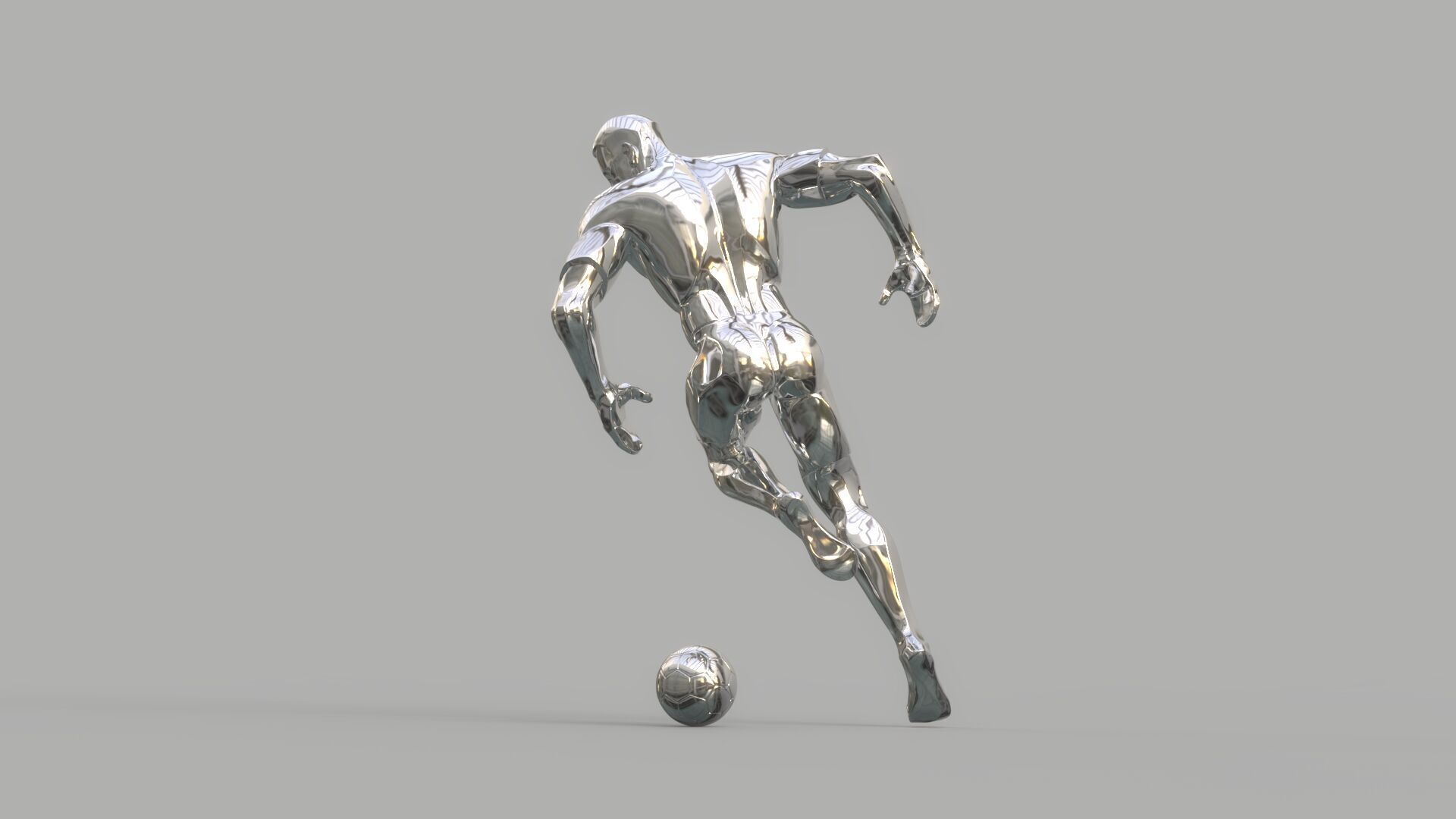 Soccer player 3D model_6