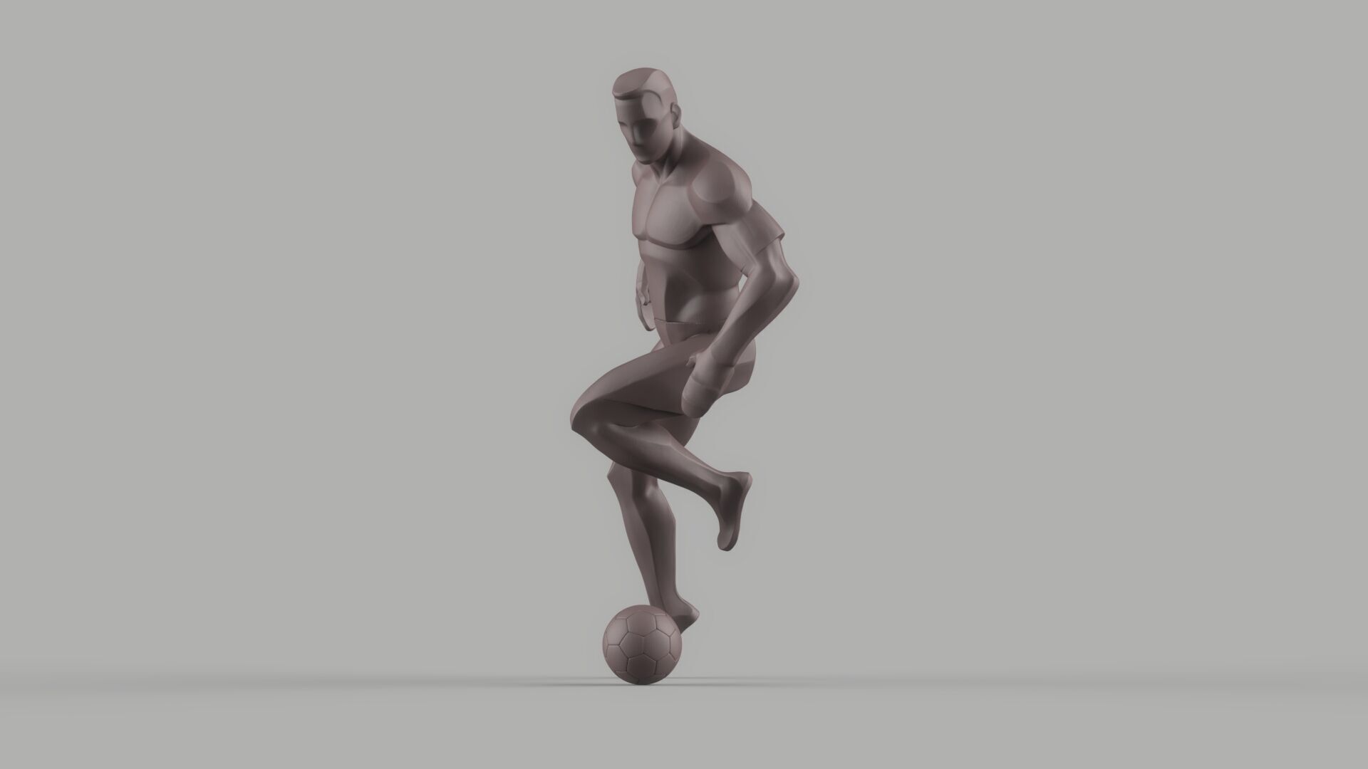 Soccer player 3D model_12