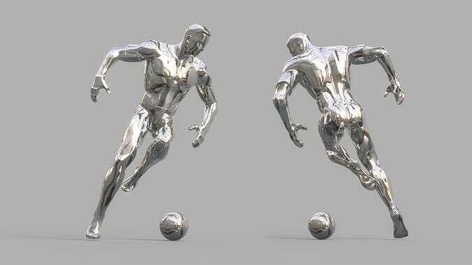 Soccer player 3D model