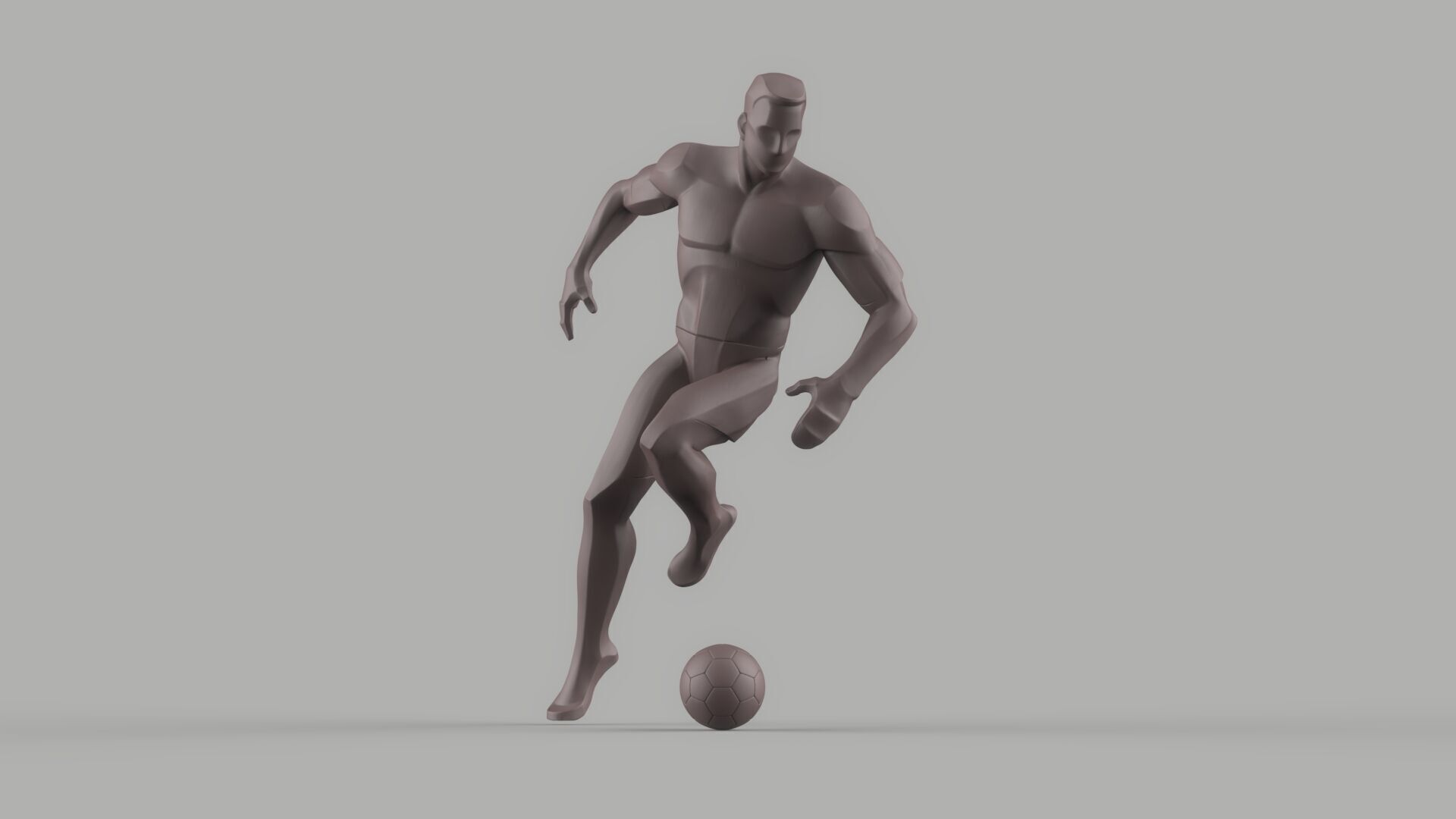 Soccer player 3D model_10