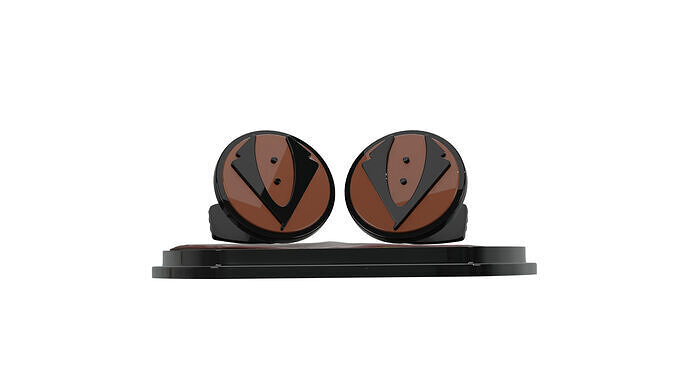 Spy Style Suit Cufflink 3D model