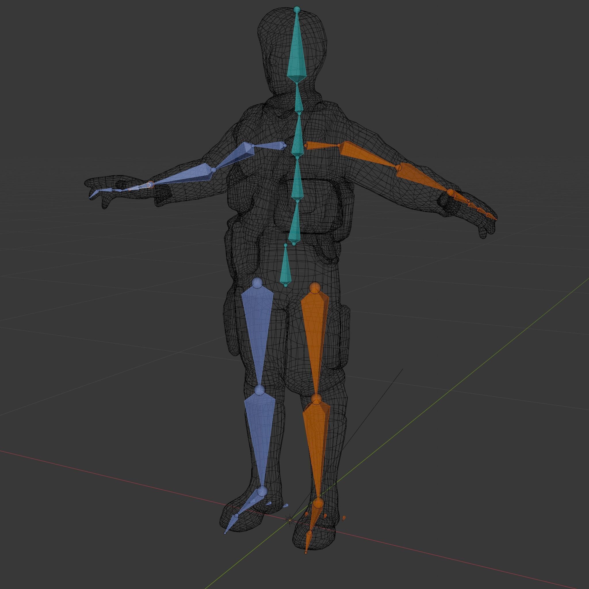 Adventurous Explorer Boy Rigged and Animated D Character Model Low-poly 3D model_5