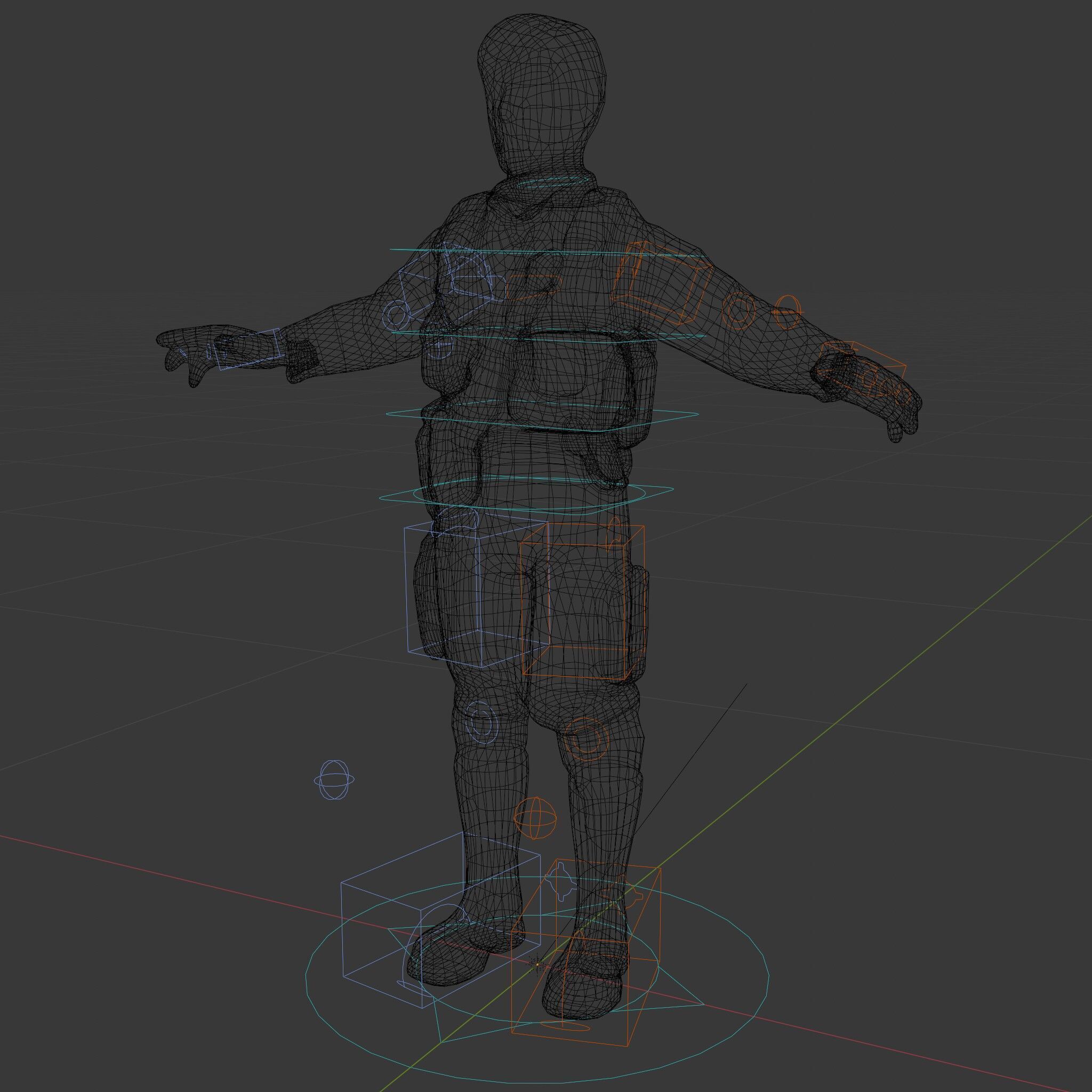 Adventurous Explorer Boy Rigged and Animated D Character Model Low-poly 3D model_6