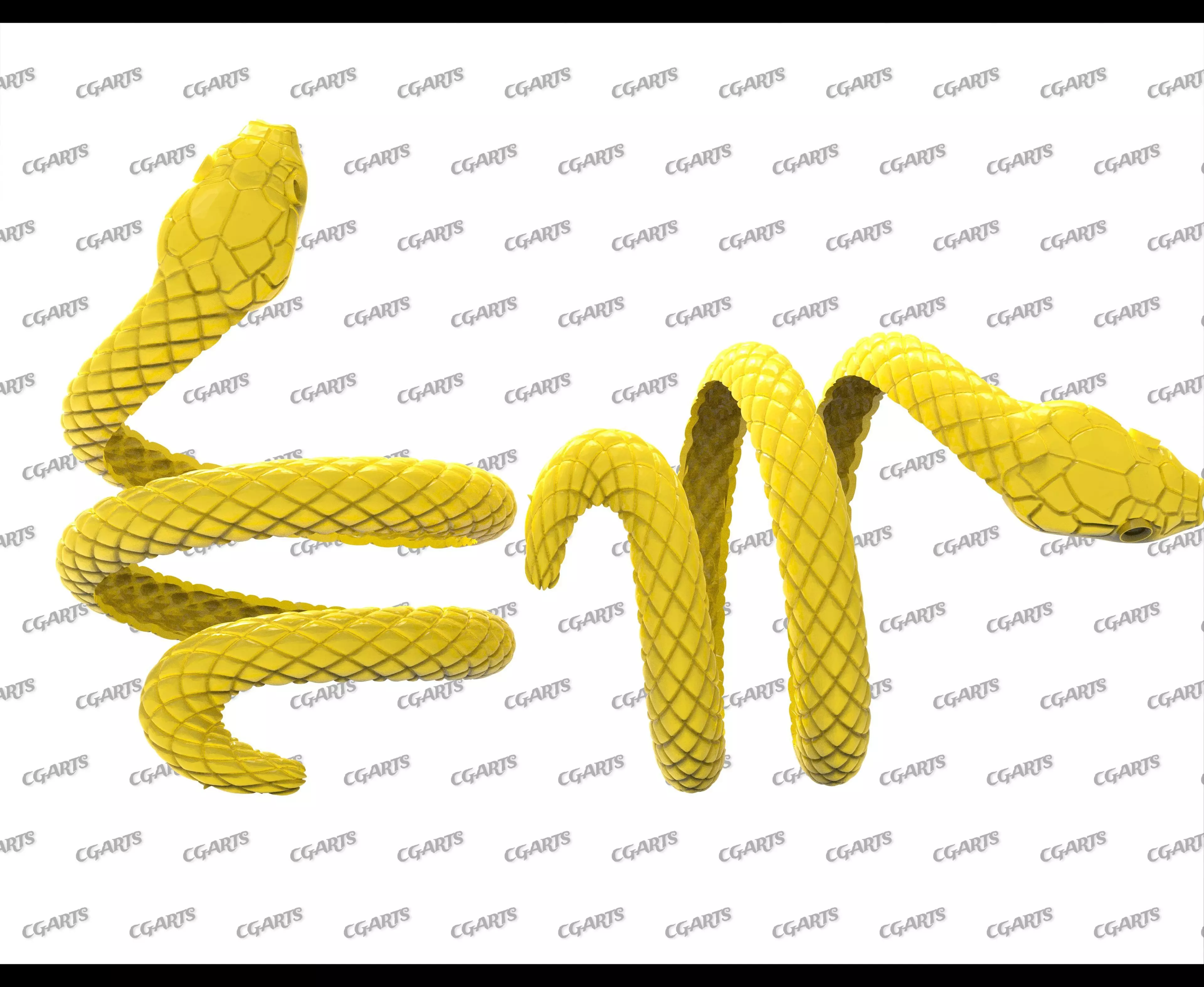 snake ring 3D 3D print model