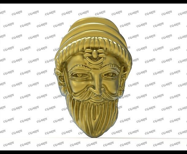 Shivaji Maharaj Pendant 3D  3D print model
